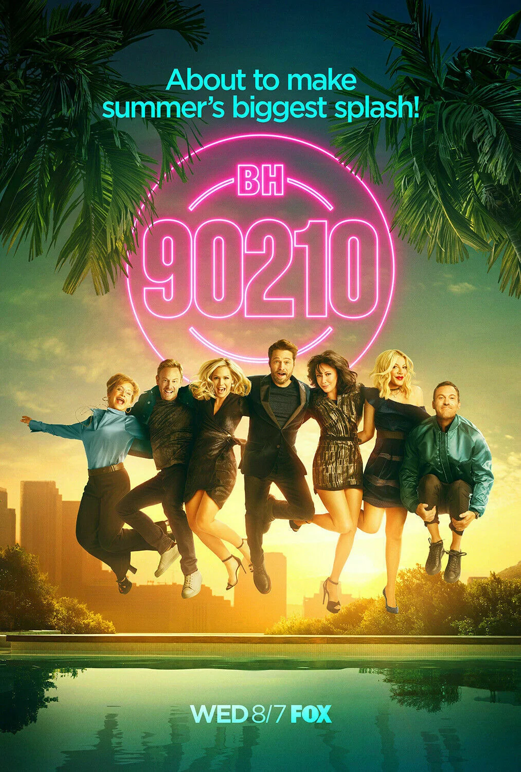 Шёлковый плакат BH90210 FOX для ТВ фильмов домашний Настенный декор 24x36