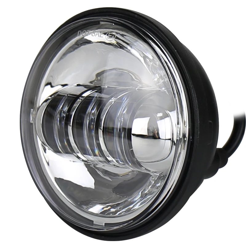 2 Pcs 4.5-Inch Fog Lamps Emitting White Light are Used for Auxiliary Lighting of Modified Motorcycles or Other 12V DC Vehicles | Автомобили