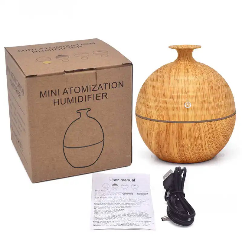

evaporative USB humidifier aroma diffuser 130 ml essential oil diffuser manufacturer aromatherapy mist with light