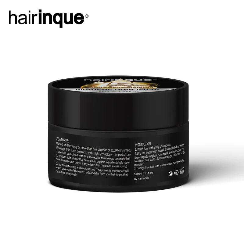 HAIRINQUE Hot Sale 50ml Magical treatment mask 5 seconds Repairs damage restore soft hair for all types of care | Красота и здоровье