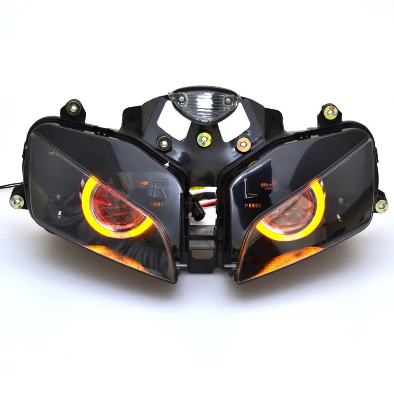 Изготовленная на заказ биксеноновая фара HID для двигателя в сборе Honda CBR600RR CBR 600RR