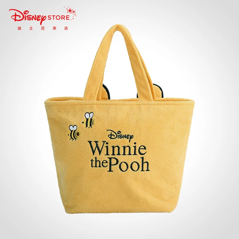 Original Disney Fashion Cartoon Cute Bee Pooh Travel Handbag Winnie The Pooh Female Casual Bag New Travel Bag