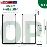 2pcs front screen oca a8 a33 a72 a93 5g a11 a15 a73 2020 a94 a11x a15s oppo high quality touch lens replacement glass