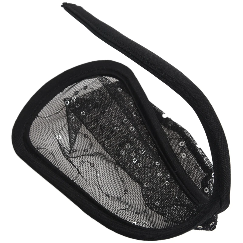 

Lace C-string Sexy Invisible Underpants Belt Panty with Sequins for Men