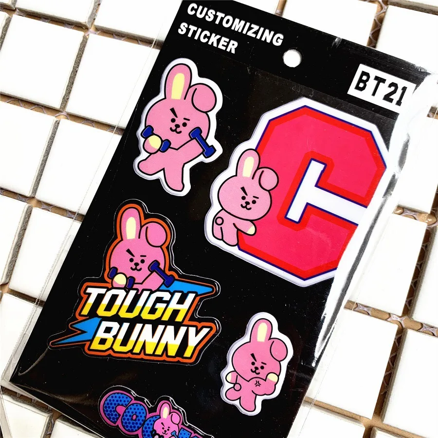 

4 Hbts bulletproof group Bubble stickers, three-dimensional stickers, stickers, stickers, peripherals are the same