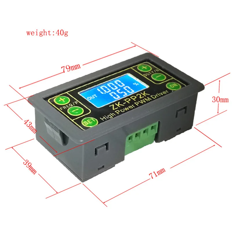 ZK-PP2K ШИМ DC 3 3-30 в 12 В 24 регулятор скорости двигателя 8A 150 Вт регулируемый
