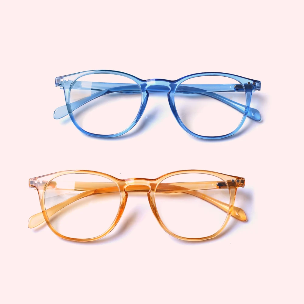 

Boncamor Reading Glasses Blue Light Blocking,Spring Hinge Readers for Women Tint Anti UV Digital Eyestrain