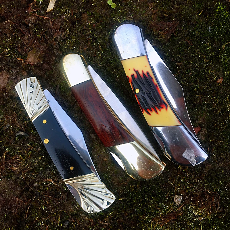 

[WATCHMAN W025] Pocket knife modern traditional folding knives folder bone material collection