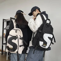 nylon waterproof backpack female student schoolbag 2021 new large capacity backpack fashion printed sports backpack