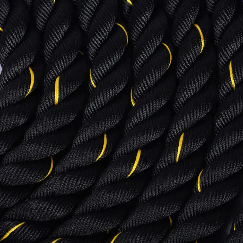 

Heavy Battle Rope with Upgraded Polyester Cover,A nchor Strap Kit Included E56D