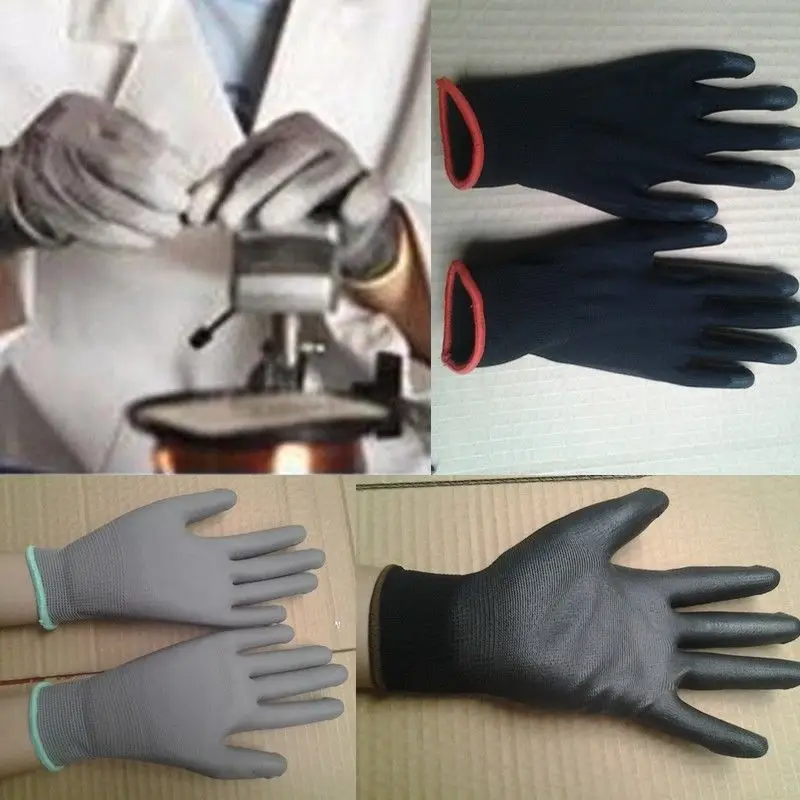 

1pairs Working Protective Gloves waterproof Men women Flexible Nylon Safety Work Gloves garden