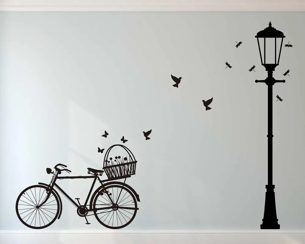 

Street Lamp Wall Decal Light Lantern - Vinyl Stickers Art Home Decor Bedroom Wall Art