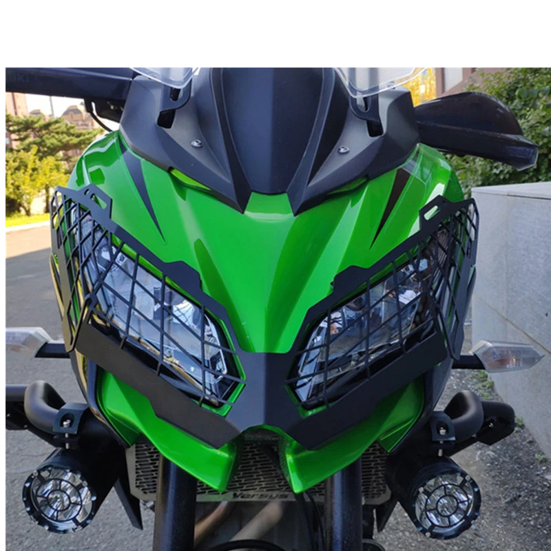 Для Kawasaki VERSYS650 VERSYS 650 VERSYS-650 11-19 VERSYS 1000 15 модификация мотоцикла фара решетка защитная крышка протектор