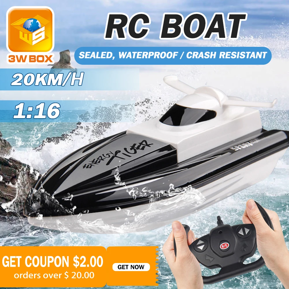 3WBOX Радиоуправляемый двойной мотор Tech High Speed Boat kit RC Racing Kids Outdoor VS ft012 h100