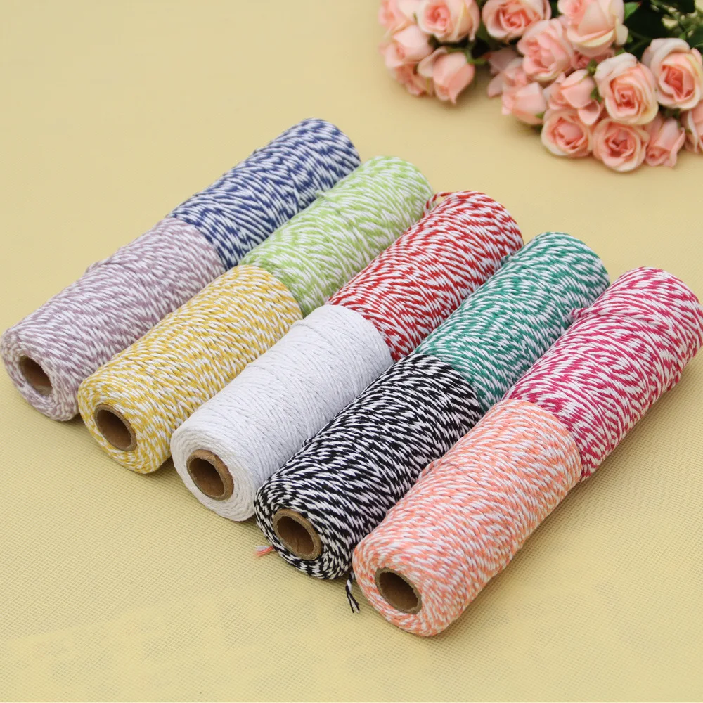 2 мм хлопок натуральный пеньковый джутовый канат Подарочная коробка веревка