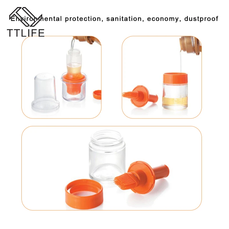 Силиконовая масляная щетка Пищевая силиконовая выпечка масло для барбекю