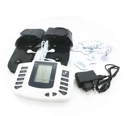 

JR-309 Electrical Stimulator Full Body Relax Muscle Massager Pulse Tens Acupuncture Therapy Slipper+6 Electrode Pads