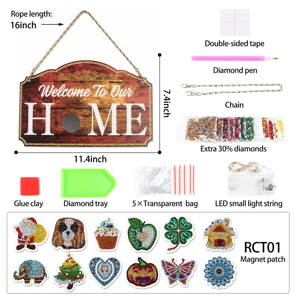 Железный лист алмазная живопись украшение для дверей и окон картина с магнитными