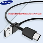 Оригинал, SAMSUNG, S20 плюс быстрый зарядный кабель 0,21,223 м TYPE-C кабель для передачи данных для Galaxy A71 A51 A41 A31 A11 S10 S9 плюс S10 Lite