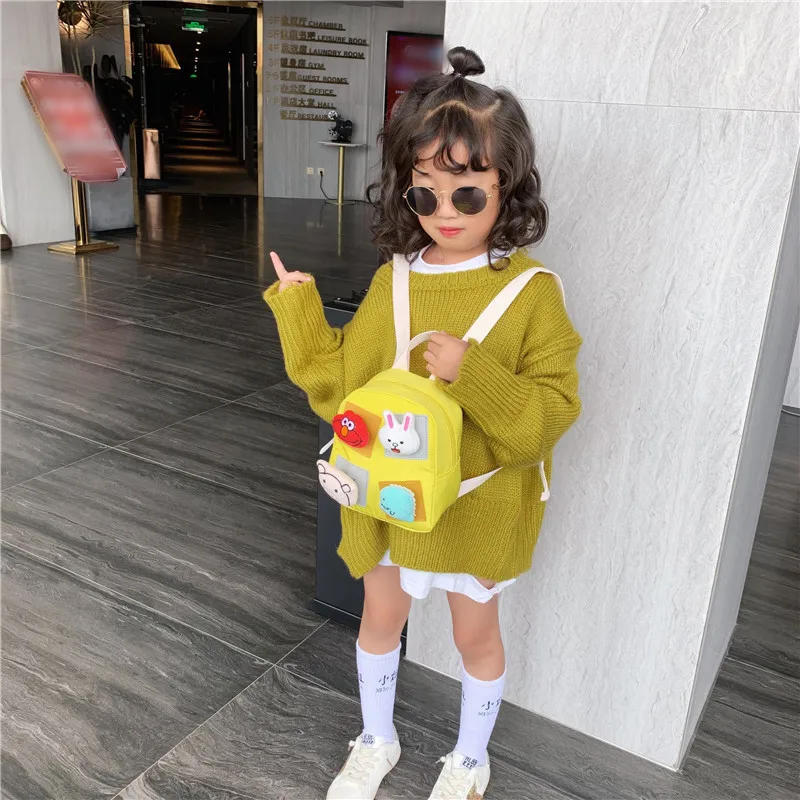 Новый мультяшный рюкзак для мальчиков и девочек прекрасная модная сумка милые