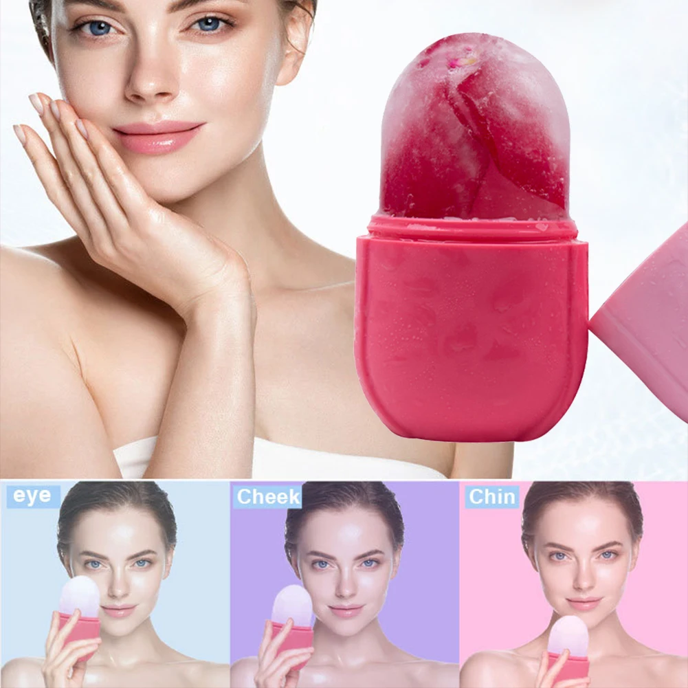 

Ice Cooling Massage Cups Cold Massage Roller for Sprains Strains Cold Therapy for Muscle Spasms Reusable Face Massage Cube