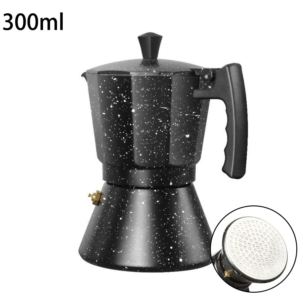 Алюминий Moka Эспрессо кофеварка Перколятор Индукционная Плита горшок 150/300 мл