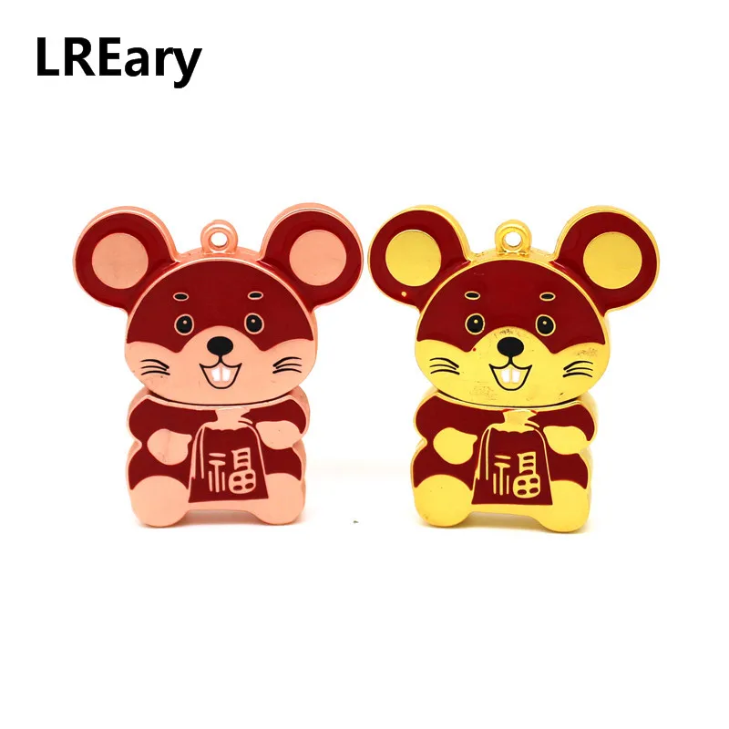 Металлическая мультяшная мышь usb флеш-накопитель 4 ГБ 8 16 32 64 128 Мб карта памяти