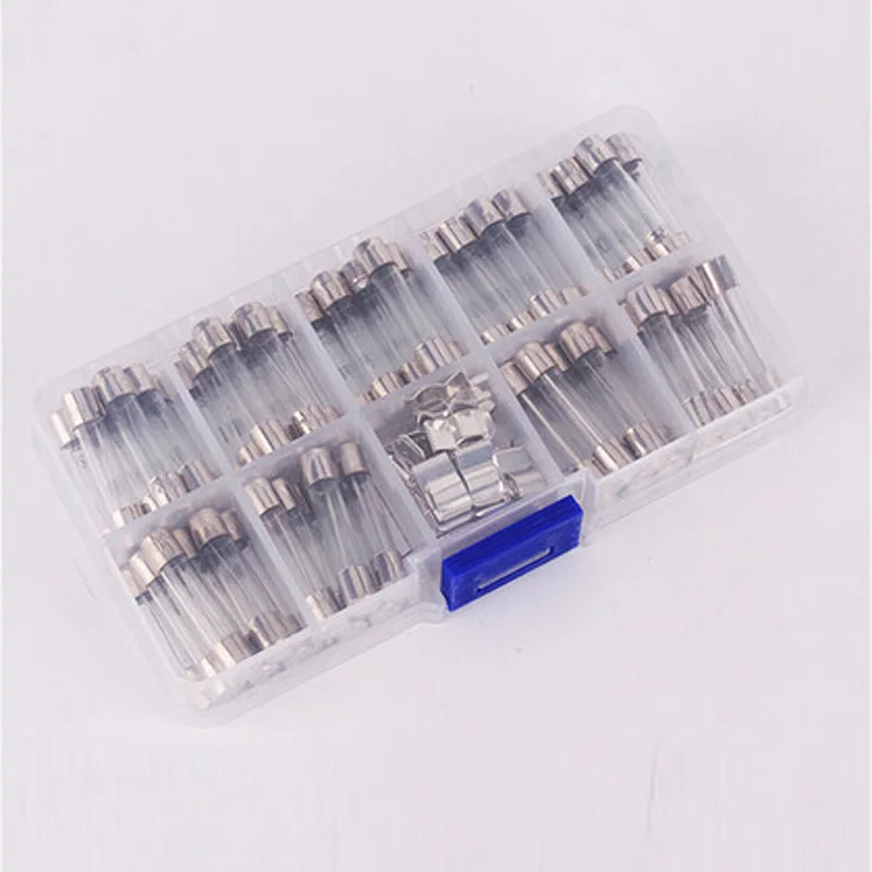 72 шт. быстродействующие Стекло предохранители 6x30 мм Быстрый Удар Стеклянная