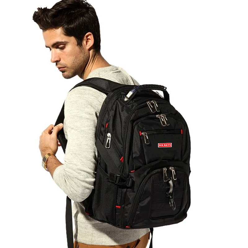 Рюкзак Швейцарский для мужчин и женщин вместительный Водонепроницаемый