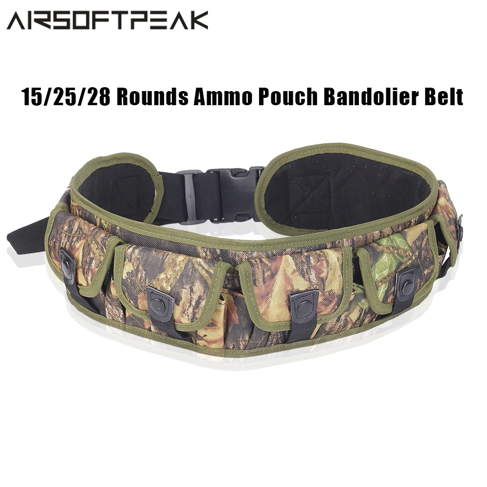 15/25/28 патронов тактические боеприпасы сумка ремень для патронташа страйкбол