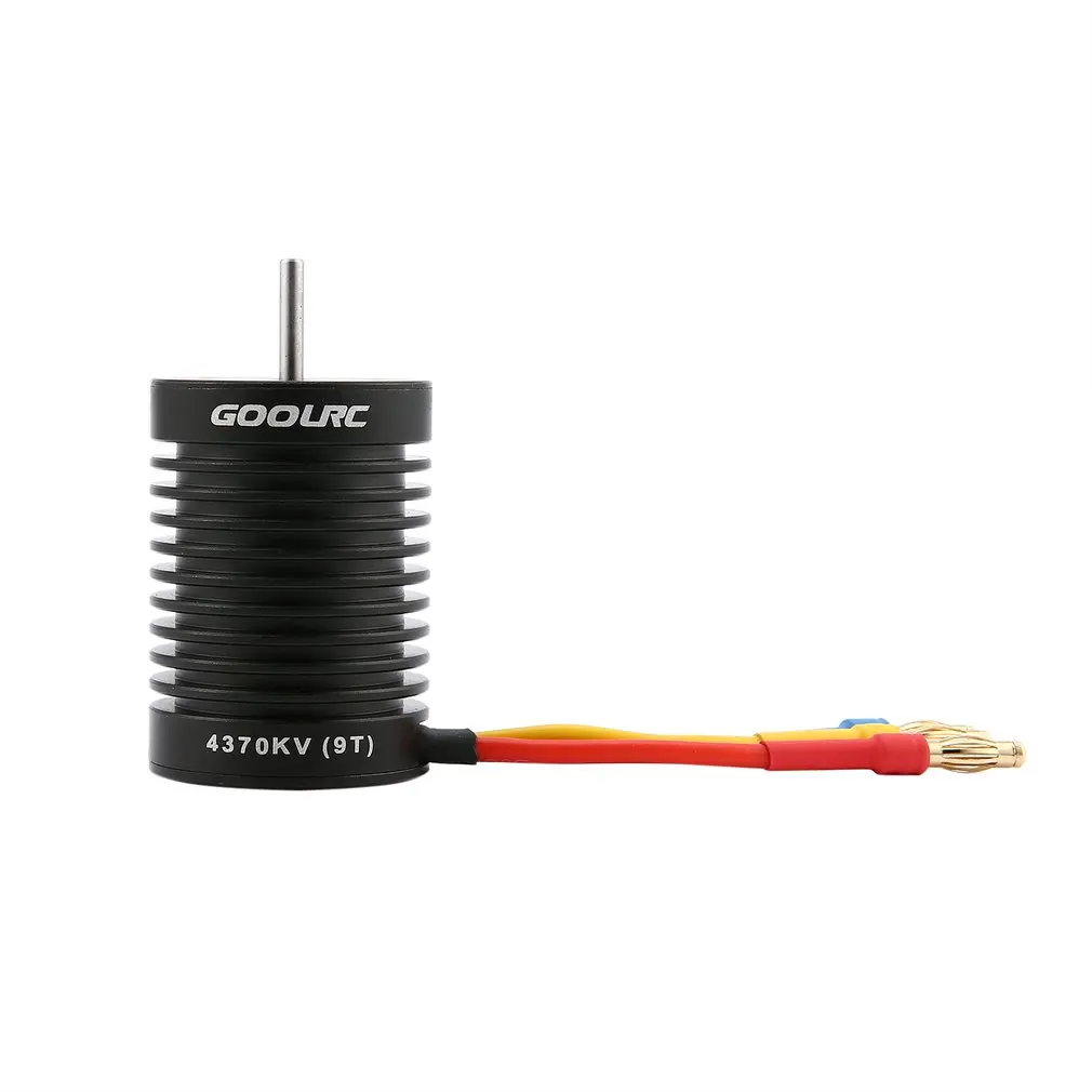 1 шт. 9T 4370KV 4 полюса бесщеточный двигатель ESC для 1/10 RC автомобиль грузовик лодка