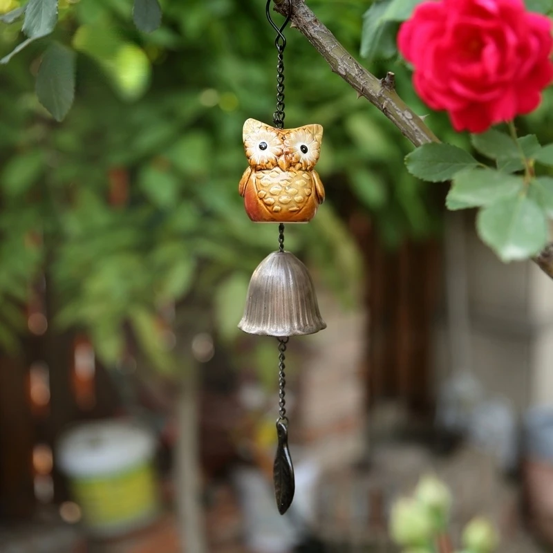 Украшение для садоводства железная сова искусственная подвеска декоративные