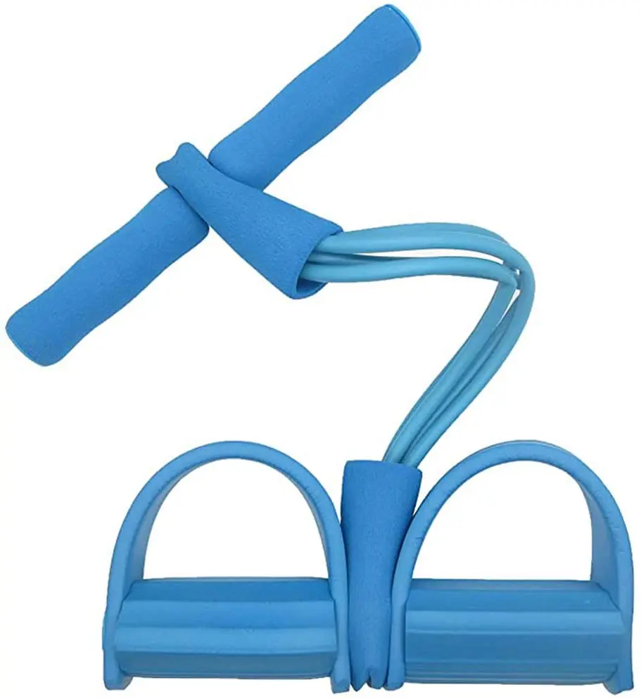 4 трубки тянущаяся веревка оборудование для упражнений Педальная Резиновая