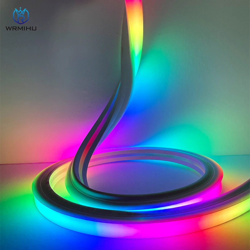 Умная независимая адресная RGB-лента WS2812B WS2813 WS2815 SK9822 шнур из силикагеля лампа для