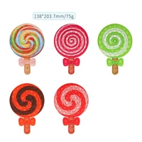 20cm big size lollipop push bubble sensory rainbow fidget toys silicone squeeze anxiety stress reliever adult kids toys