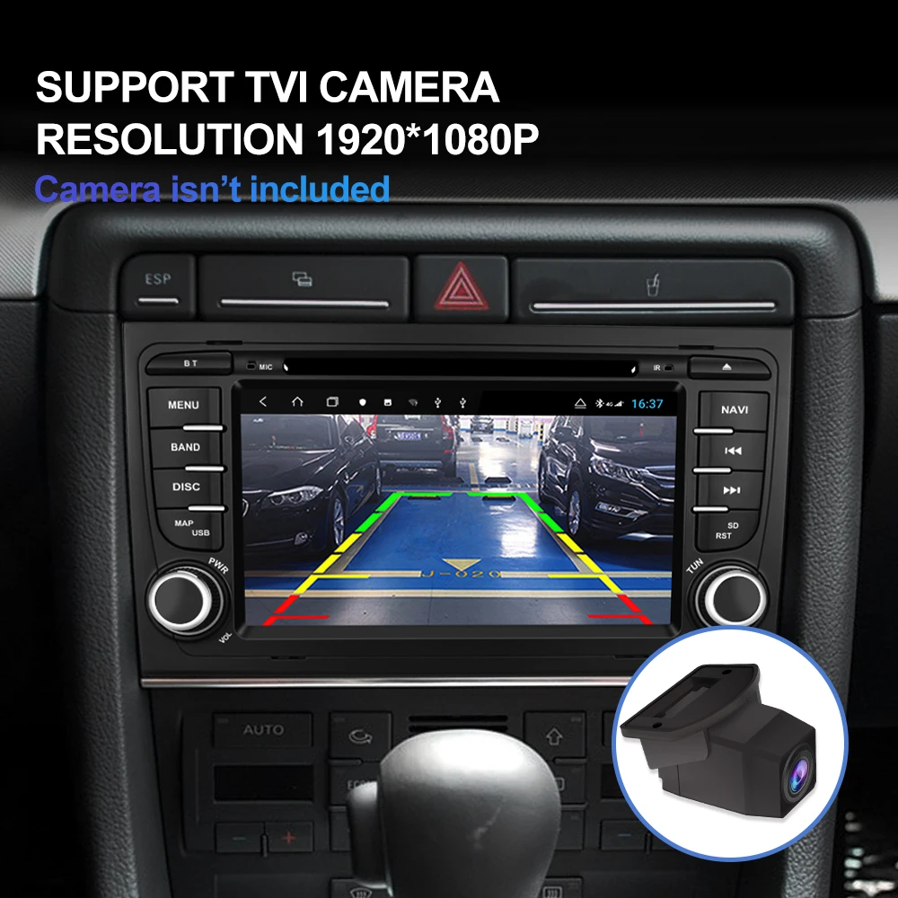 Isudar H53 автомобильный мультимедийный плеер 2 Din Авто Радио Android для Audi/A4/S4 2002-2008 gps DVD 8