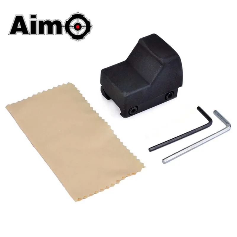 Оптический прицел Aim O светодиодный Регулируемый с красной точкой креплением 20 мм