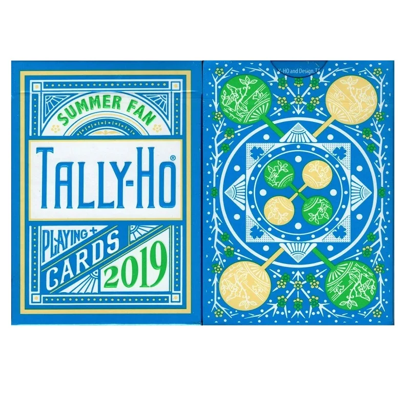 2019 Tally-Ho летние игральные карты для фанатов USPCC Cardistry Deck размер покера магические карты игры фокусы реквизит
