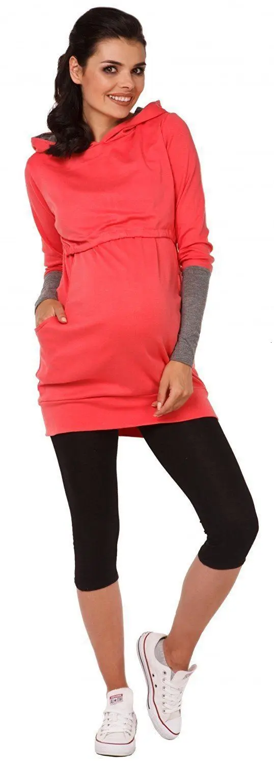 Теплые хлопковые женские толстовки для беременных, верхняя одежда для кормящих, толстовки для беременных, верхняя одежда для беременных
