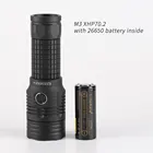 Convoy M3 с cree xhp70.2, до 4300 лм, встроенная защита от перегрева, фонарик 26650, фонарь, батарея 26650 внутри