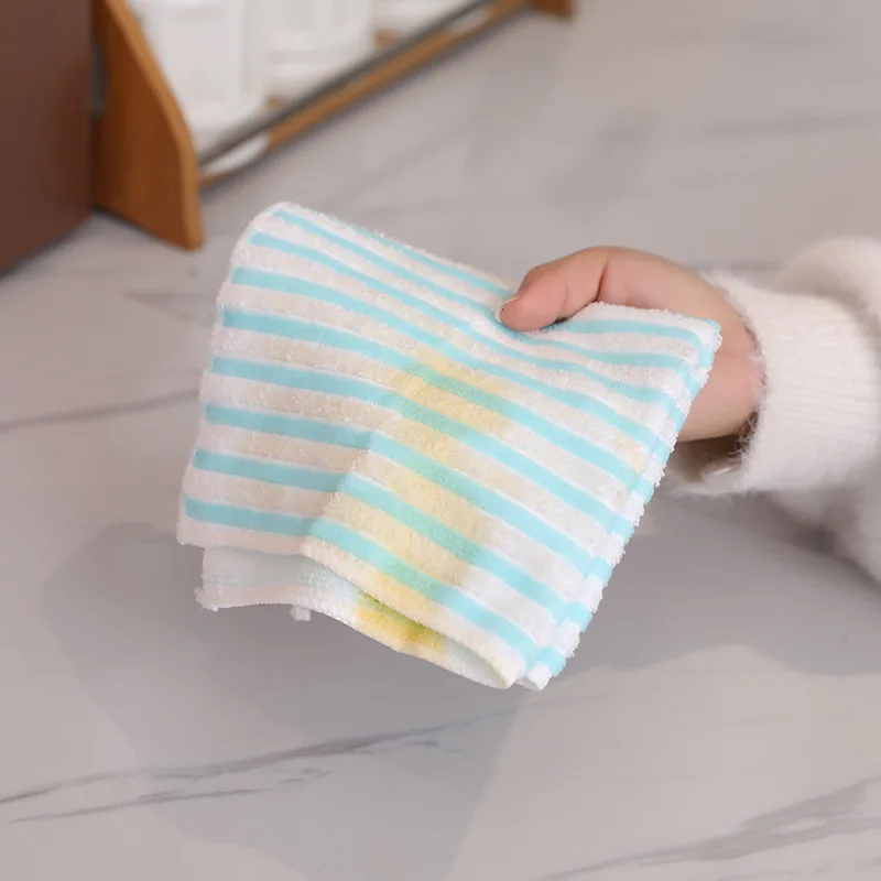 

Kokubo Japan Oil Cleaningcloth Scouring Pad Double Layer Thick Dishcloth Household Cleaning Cloth Kitchen Rags