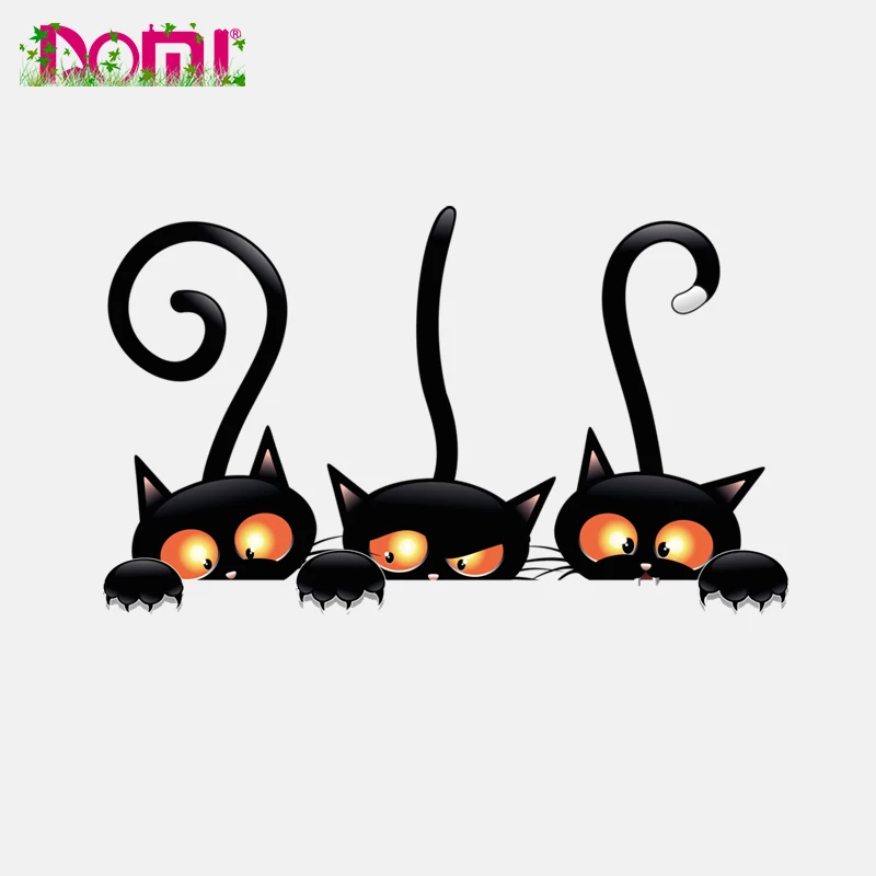 

15CM*8.8CM Lovely Cat Licking At The Window Cat PVC Car Sticker Windshield Bumper Motorcycle Helmet Laptop Trunk Wall Decal