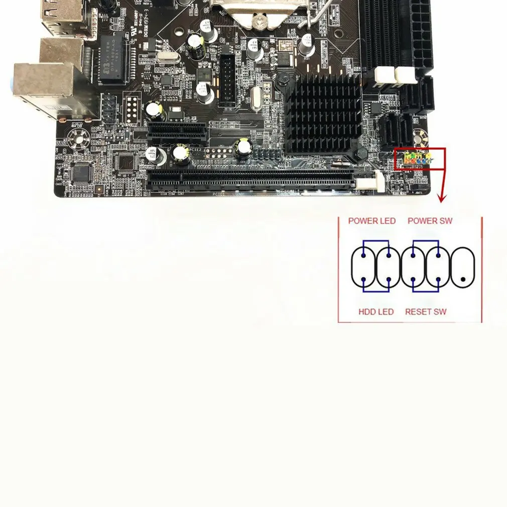 h61 motherboards 1155 pin ddr3 for dual corequad core i3 i5 and other cpus integrated graphics for computer free global shipping