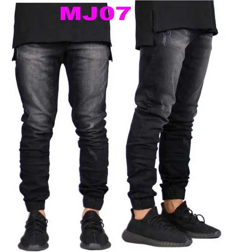 Men Skinny Jeans Stretch Ripped Pants Streetwear Men Denim Pant Biker Jeans With Splashed Holes Multiple Styles Jeans