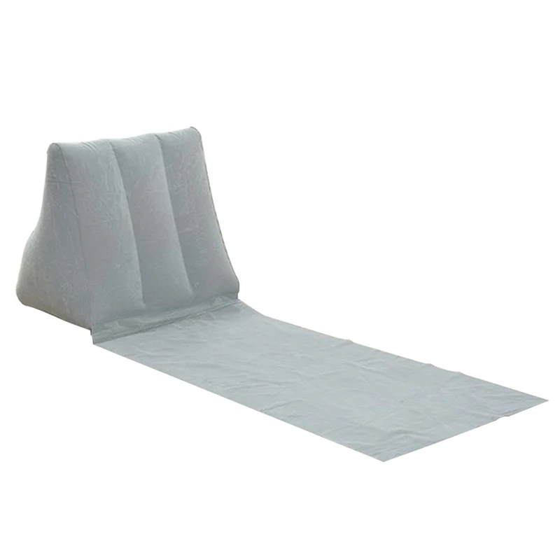 Стильный новый надувной пляжный лежак подушка из ПВХ мягкое кресло для отдыха