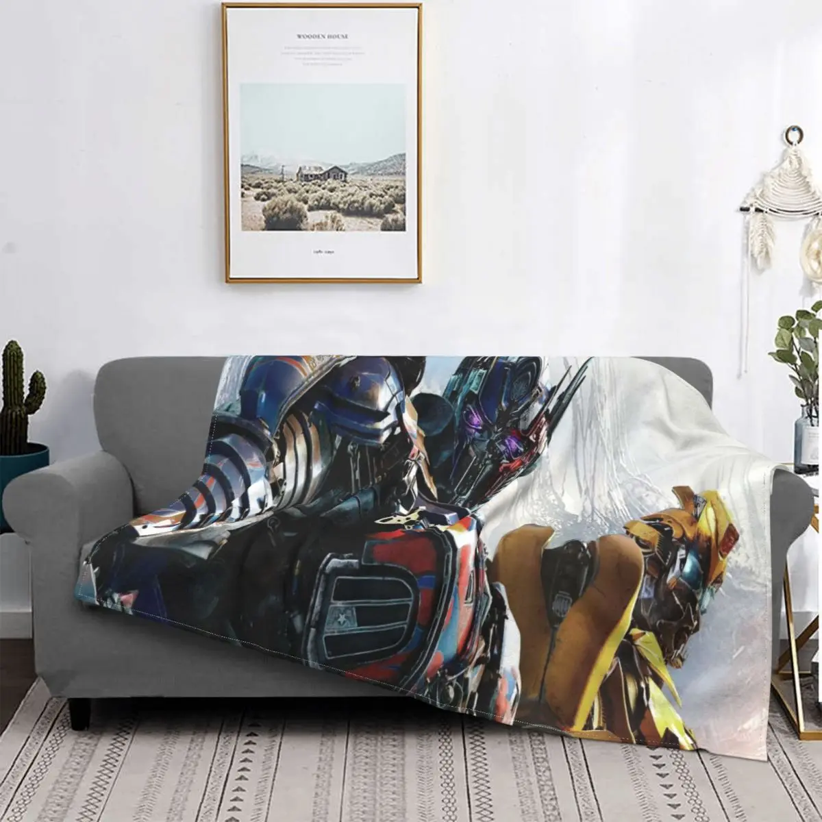 

Transformers-Manta a cuadros para cama, cobertor de 1071 edredones and Edredon, toalla de playa de lujo, 150