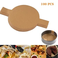 100pcs parchment scroll baking parchment round cake pan lining environmental protection unbleached heat resistant not sticky