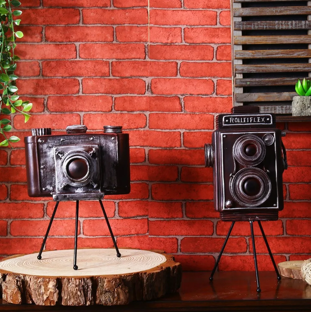 VILEAD 24 см 33 см фотоаппарат из каучука модель фигурки Винтажные Украшения для витрин студия подставки для домашнего декора Hogar подарок
