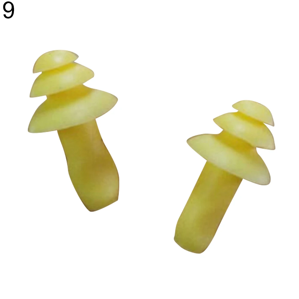 1 Pair Silicone Ear Plugs Comfortable Anti Noise Snore Study Sleep Earplugs Sound Defenders Protector For Travel | Красота и здоровье