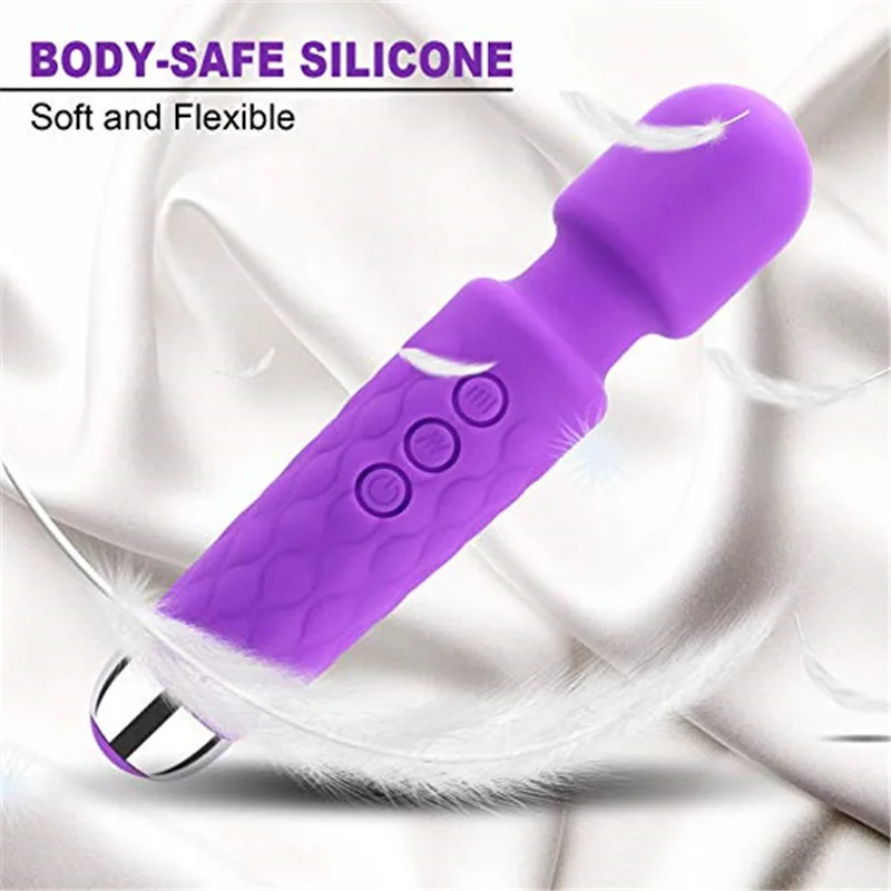 G1 версия беспроводной Перезаряжаемый вибрирующий мульти скоростной массажер